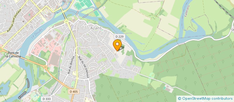 localisation de l'entreprise HELIOS à DOLE