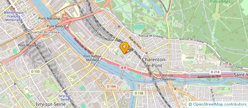 localisation de l'entreprise HELIOS  CHARENTON-LE-PONT