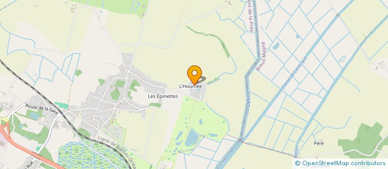 localisation de l'entreprise HELIOS  SAINT-LAURENT-DE-LA-PREE