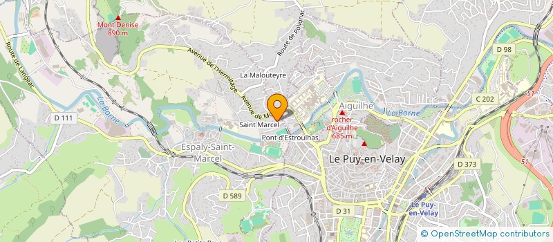 localisation de l'entreprise HELIOS  ESPALY-SAINT-MARCEL