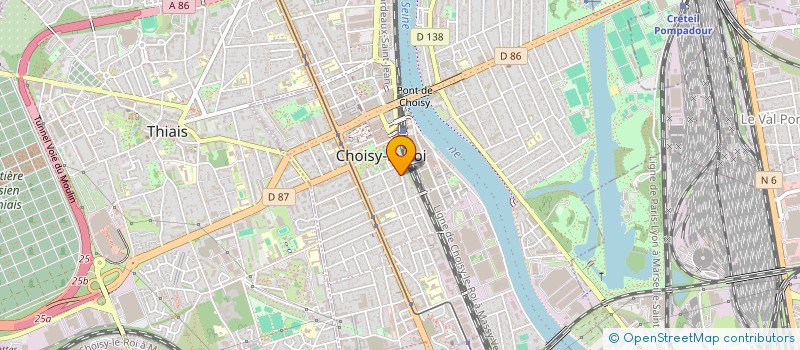 localisation de l'entreprise HELIOS à CHOISY-LE-ROI