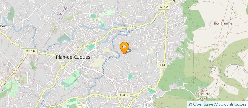 localisation de l'entreprise HELIOS  ALLAUCH