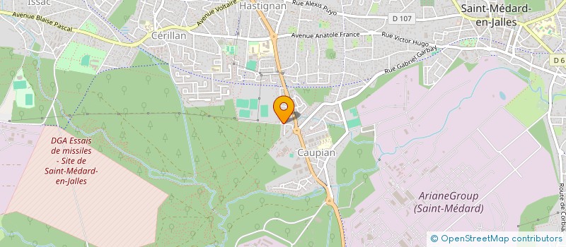 localisation de l'entreprise HELIOS  SAINT-MEDARD-EN-JALLES