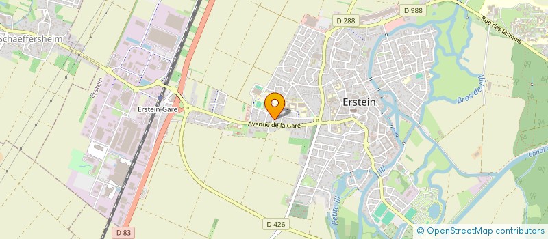 localisation de l'entreprise HELIOS  ERSTEIN