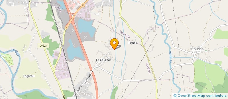 localisation de l'entreprise HELIOS à VARILHES