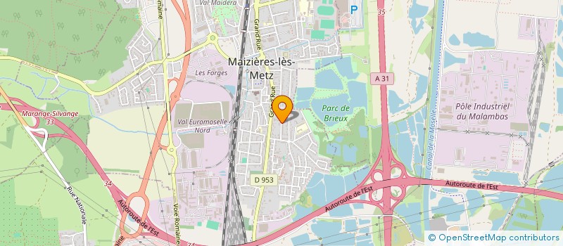 localisation de l'entreprise HELIOS  MAIZIERES-LES-METZ