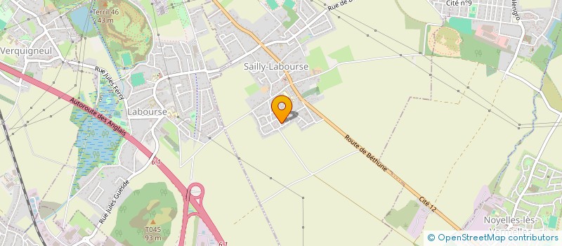 localisation de l'entreprise HELIOS  SAILLY-LABOURSE