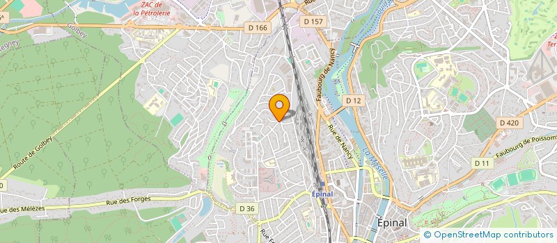 localisation de l'entreprise HELIOS ACTIVE à EPINAL