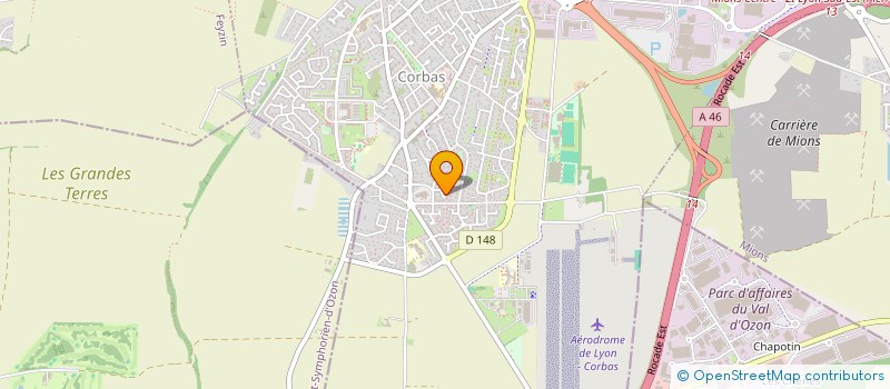 localisation de l'entreprise HELIOS ANODOS à CORBAS