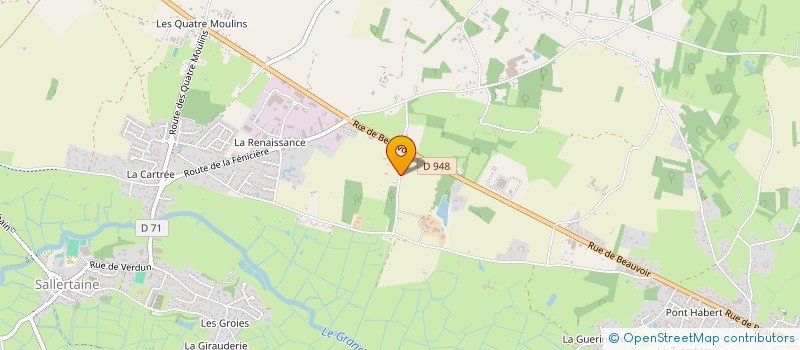 localisation de l'entreprise HELIOS ANTARES à SALLERTAINE