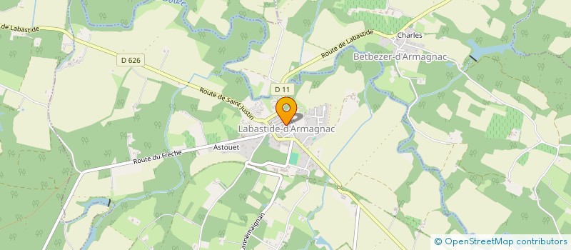 localisation de l'entreprise HELIOS ARMAGNAC  LABASTIDE-D'ARMAGNAC