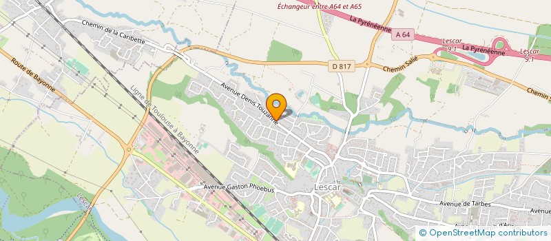 localisation de l'entreprise HELIOS BEARN à LESCAR