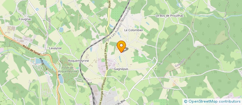 localisation de l'entreprise HELIOS-BOURIANE  GOURDON