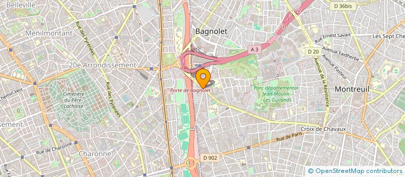 localisation de l'entreprise HELIOS CONCEPT à BAGNOLET