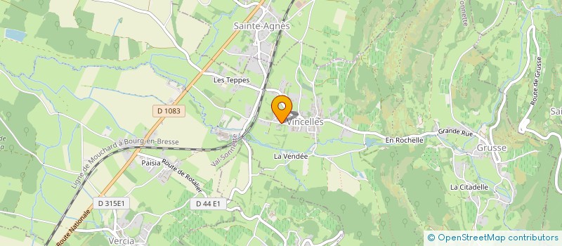 localisation de l'entreprise HELIOS CONFORT  VAL-SONNETTE