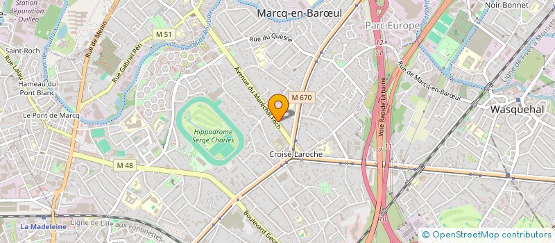 localisation de l'entreprise HELIOS CONSEIL à MARCQ-EN-BARŒUL