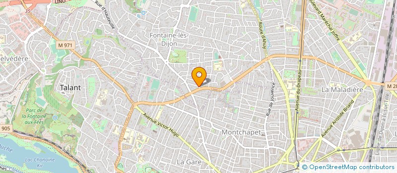 localisation de l'entreprise HELIOS CONSEIL à FONTAINE-LES-DIJON
