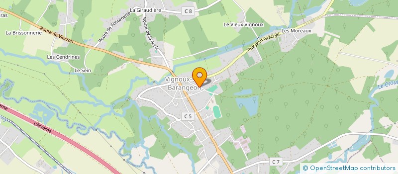 localisation de l'entreprise HELIOS CONSEILS  VIGNOUX-SUR-BARANGEON