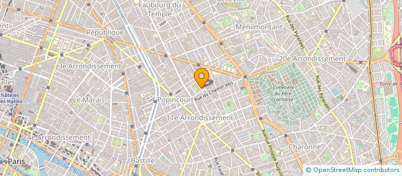 localisation de l'entreprise HELIOS COURSES  PARIS