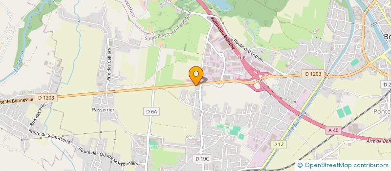 localisation de l'entreprise HELIOS DESIGN  SAINT-PIERRE-EN-FAUCIGNY