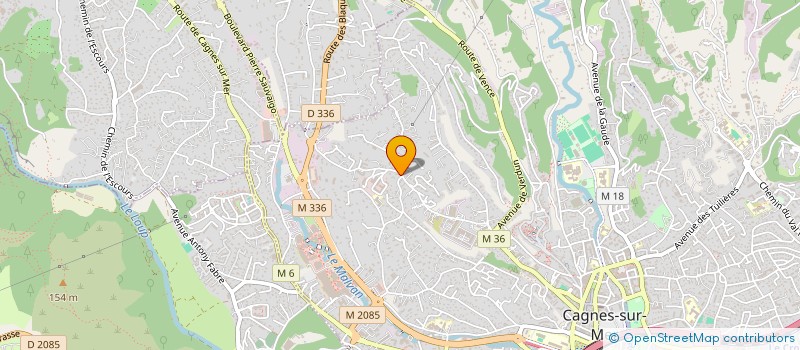 localisation de l'entreprise HELIOS DEVELOPPEMENT à NICE