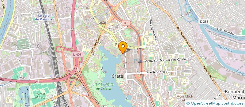 localisation de l'entreprise HELIOS DIFFUSION à CRETEIL