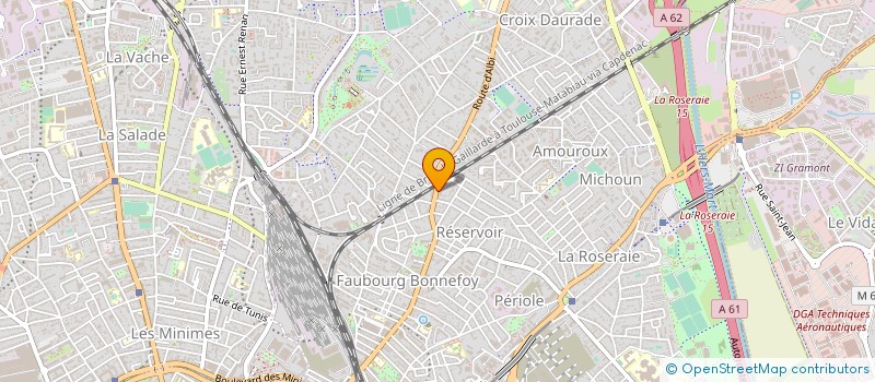 localisation de l'entreprise HELIOS ECO-ELEC  TOULOUSE