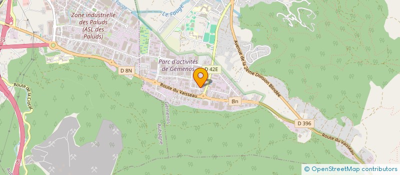 localisation de l'entreprise HELIOS ENVIRONNEMENT à GEMENOS