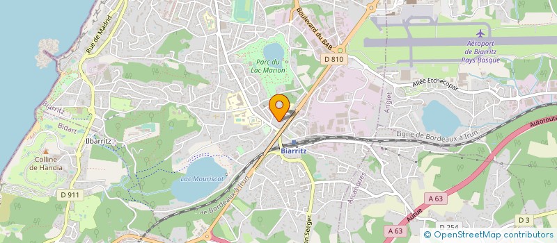 localisation de l'entreprise HELIOS ET STRATEGIES à BIARRITZ