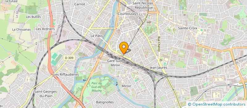 localisation de l'entreprise HELIOS & FIGARO  LE MANS