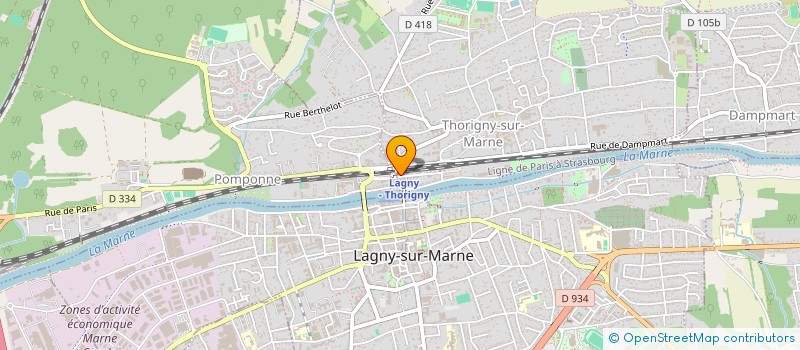 localisation de l'entreprise HELIOS FILMS  POMPONNE