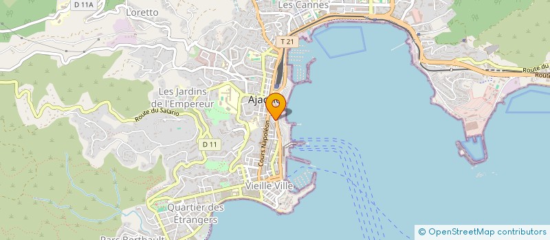 localisation de l'entreprise HELIOS HOME STAGING à AJACCIO