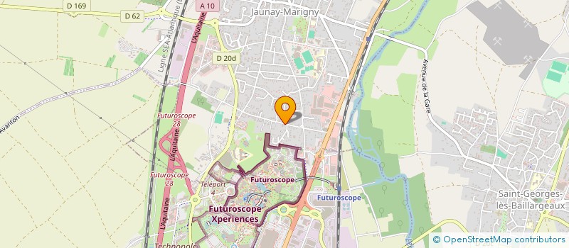 localisation de l'entreprise HELIOS IMMOBILIER  JAUNAY-MARIGNY