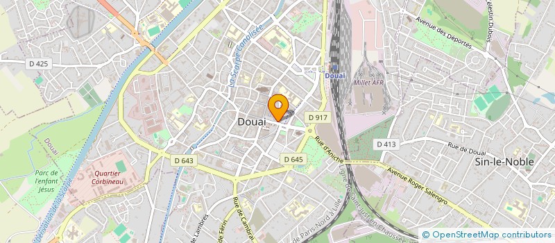 localisation de l'entreprise HELIOS MOMES à DOUAI