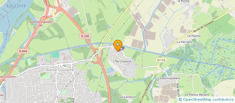 localisation de l'entreprise HELIOS MOTION  BASSE-GOULAINE