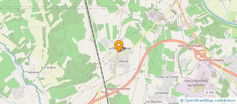 localisation de l'entreprise HELIOS - ONE à FLEAC