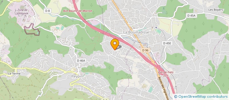 localisation de l'entreprise HELIOS ORGANISATIONS  PEYPIN