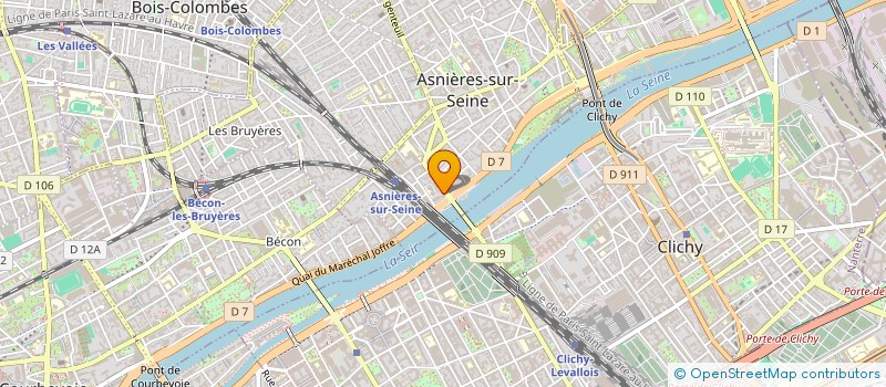 localisation de l'entreprise HELIOS PARTNERS  ASNIERES-SUR-SEINE