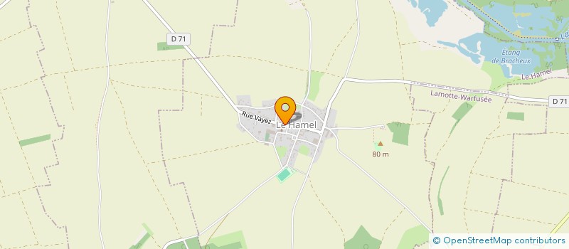 localisation de l'entreprise HELIOS PATRIMOINE  LE HAMEL