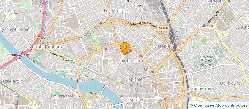 localisation de l'entreprise HELIOS PIERRE à TOULOUSE