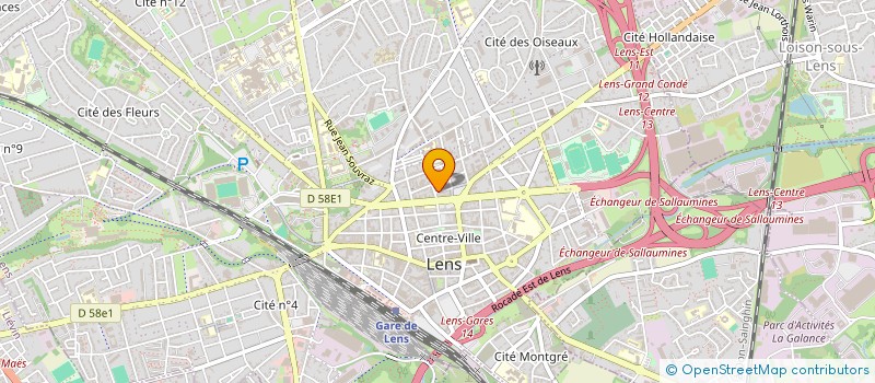 localisation de l'entreprise HELIOS PROMOTION  LENS