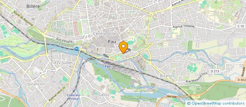 localisation de l'entreprise HELIOS PYRENEES à PAU