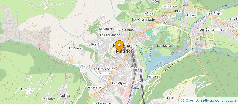 localisation de l'entreprise HELIOS RENATO  BOURG-SAINT-MAURICE