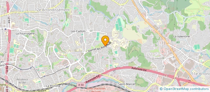 localisation de l'entreprise HELIOS SANTE à MARSEILLE