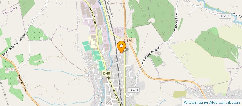 localisation de l'entreprise HELIOS - SOLARIS à LISIEUX