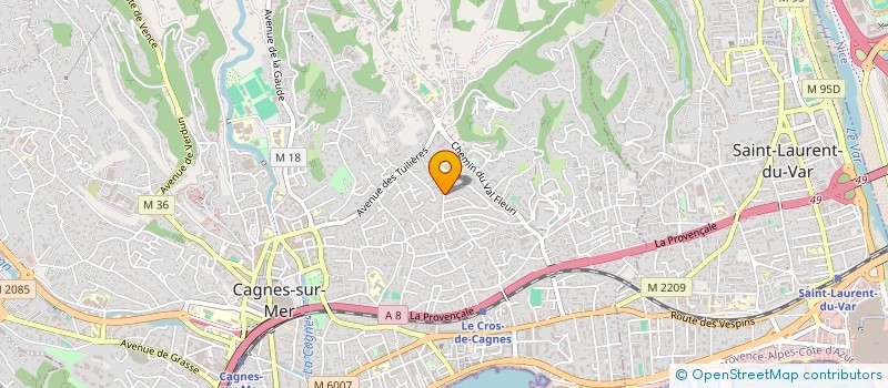 localisation de l'entreprise HELIOS STRATEGY CONSULTANTS  CAGNES-SUR-MER