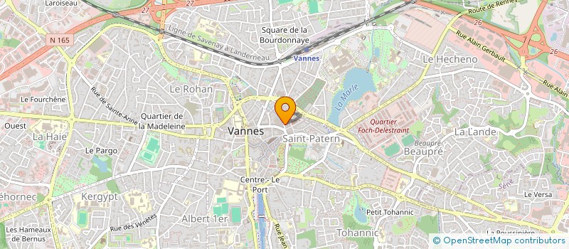 localisation de l'entreprise HELIOSA à VANNES