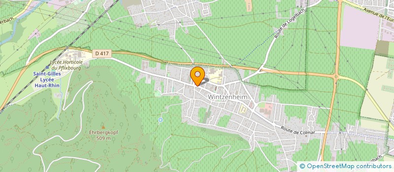 localisation de l'entreprise HELIOSA  WINTZENHEIM