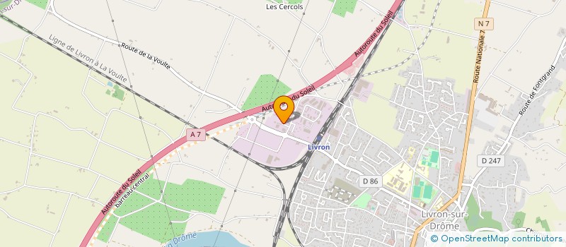 localisation de l'entreprise HELIOSCOP  LIVRON-SUR-DROME