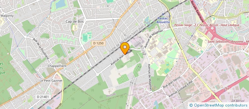 localisation de l'entreprise HELIOSELEC  PESSAC